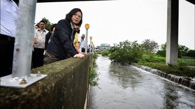 雲林勘災　蔡英文：用前瞻補治水不足