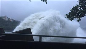 石門水庫,調節性放水,大壩,河道,豪雨特報,水位 （圖／翻攝畫面）