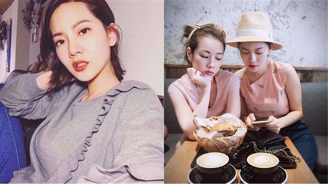 曾之喬曬姐妹合照　「雙胞胎美貌」