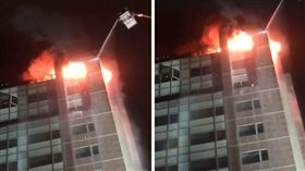 何嘉仁大樓,蓬萊大樓,火警,火災,火勢,起火,裝潢,空屋
（圖／翻攝自爆料公社）