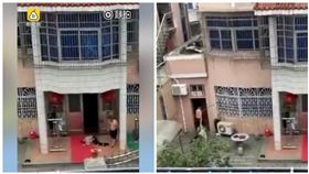 中國大陸，虐母（圖／翻攝自秒拍）