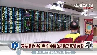 萬點藏危機？央行警告：大陸帶3風險