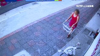 輪胎好神？跛腳嬤偷了它「健步如飛」