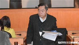國民黨行管會主委邱大展16日出席不當黨產委員會中廣、中影預備聽證會　圖／記者林敬旻攝