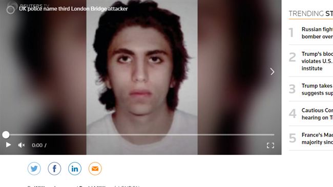 倫敦攻擊案嫌犯母親：是網路改變了他