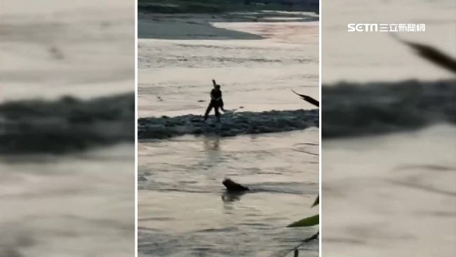 貓羅溪暴漲釣客受困　警消搶救險滅頂