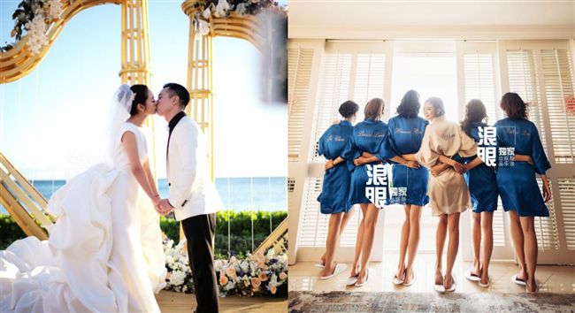 安以軒揪穿性感睡袍　伴娘團長腿吸睛