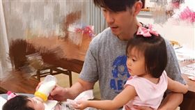 賈靜雯,修杰楷,咘咘,BOBO,餵奶,奶爸／臉書