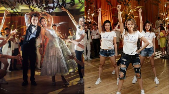 安以軒晚宴超火辣　伴娘熱舞炒熱氣氛