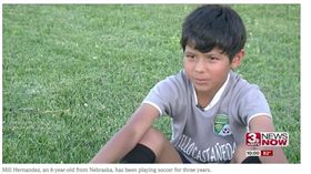 女童,短髮,足球,頭髮,球隊,足球隊,Mili Hernandez　圖／翻攝自New York Times