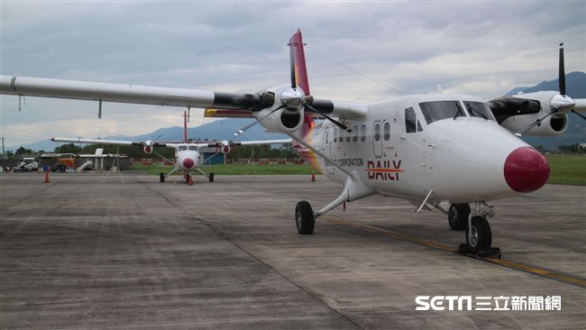 德安航空飛蘭嶼飛機故障　返機坪檢修