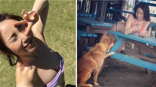 巨乳版「月薪嬌妻」！泳裝照辣翻網友