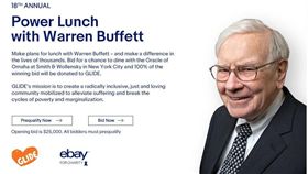 2017年巴菲特午餐（圖／翻攝自eBAY網站）
http://www.ebay.com/itm/292137129511