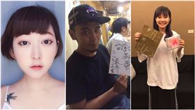 楊大正愛妻懷孕　鄭宜農「許願」助攻
合成圖/翻攝自山東、楊大正、鄭宜農臉書