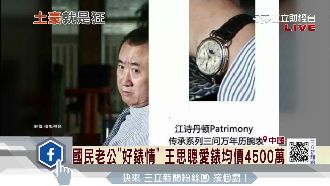 富玩錶！王健林手錶等於一間北市公寓