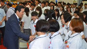 前總統馬英九、握手、死亡之握（圖／中央社）