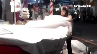 潑婦酒後亂砸攤　脫衣褲求警「驗傷」