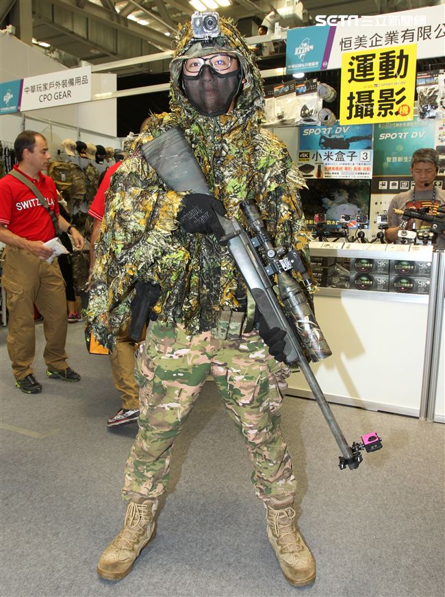 2017國際迷彩嘉年華會暨世界盃極限射擊總決賽，25國高手頂尖對決。（記者邱榮吉/攝影）