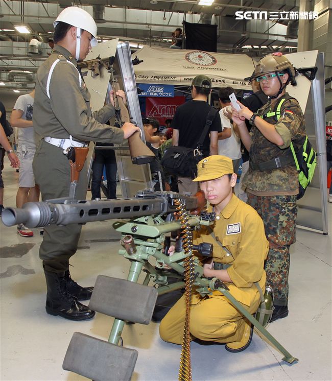 2017國際迷彩嘉年華會暨世界盃極限射擊總決賽，25國高手頂尖對決。（記者邱榮吉/攝影）