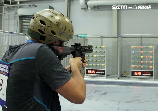 2017國際迷彩嘉年華會暨世界盃極限射擊總決賽，25國高手頂尖對決。（記者邱榮吉/攝影）