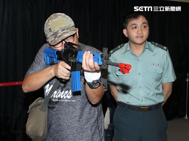 2017國際迷彩嘉年華會暨世界盃極限射擊總決賽，25國高手頂尖對決。（記者邱榮吉/攝影）
