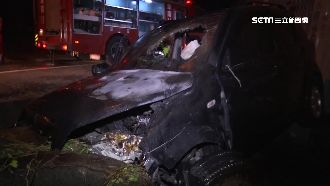 酒醉未開大燈蛇行　駕駛撞對向車道亡