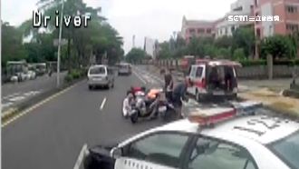 最快神救援！救護車9秒就到車禍現場