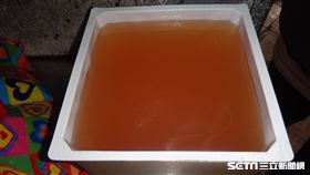 台北市衛生局指出，公館陳三鼎粉圓攤愛玉驗出己二烯酸0.27 g/kg，標準為不得添加。（圖／台北市衛生局提供）