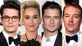 凱蒂佩芮,迪波洛,約翰梅爾,奧蘭多布魯,圖／E!Online