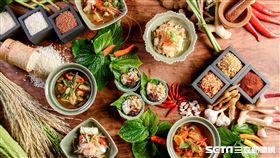 君悅凱菲屋「暹羅味旅」泰式料理。（圖／台北君悅提供）