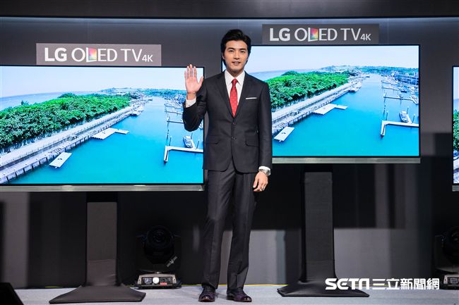 賀軍翔出席LG OLED電視上市記者會。（圖／記者林敬旻攝）