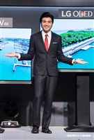 賀軍翔出席LG OLED電視上市記者會。（圖／記者林敬旻攝）
