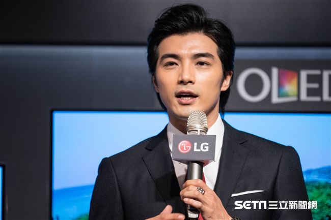 賀軍翔出席LG OLED電視上市記者會。（圖／記者林敬旻攝）