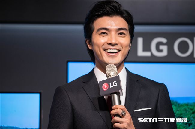 賀軍翔出席LG OLED電視上市記者會。（圖／記者林敬旻攝）