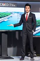 賀軍翔出席LG OLED電視上市記者會。（圖／記者林敬旻攝）