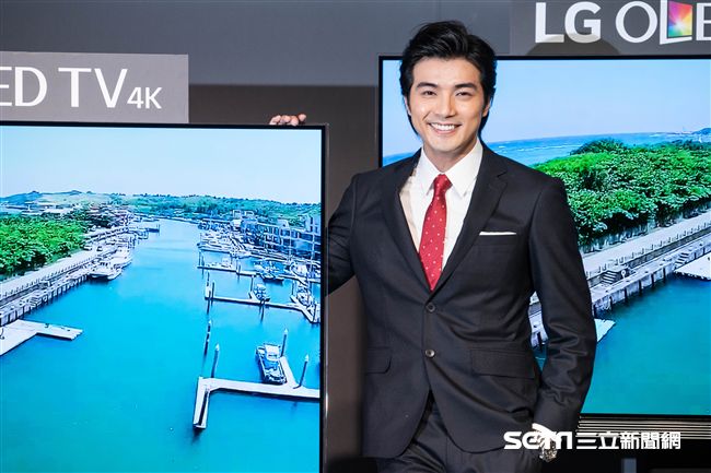 賀軍翔出席LG OLED電視上市記者會。（圖／記者林敬旻攝）
