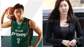 ▲許載大兒子許雄（左）傳與女演員張美仁愛緋聞。（圖／截自韓國媒體）