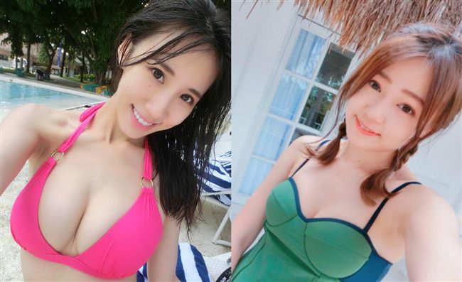 丫頭解放雪乳！瑤瑤F罩杯比基尼超殺