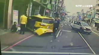 車頭全毀！19歲男酒駕高速撞擊小黃