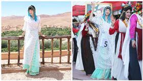 林志玲，摩洛哥選美（圖／翻攝自新浪娛樂）