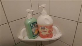 沐浴乳,洗髮精,浴室,盥洗 圖／翻攝自爆廢公社