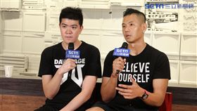 陳建州（黑人）熱心推廣籃球，鼓勵年輕人多打籃球。（記者邱榮吉/攝影）