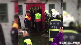 豐原區豐年路186巷一棟土角厝因雨倒塌