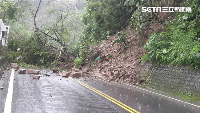南橫公路落石坍方　部分路段暫勿進入