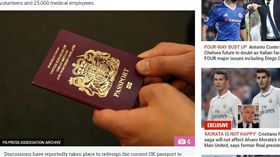 英國護照（圖／翻攝自《太陽報》）