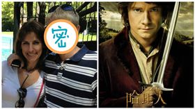 英國工黨黨魁兒子Tommy Corbyn激似哈比人（合成圖／翻攝自Tommy Corbyn、哈比人電影(台灣)臉書）