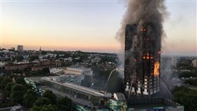 英國葛林菲爾塔（Grenfell Tower）大火／Natalie Twitter