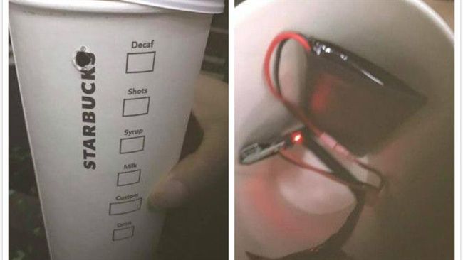 注意！清大外公廁　咖啡杯竟暗藏針孔