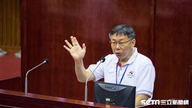 台北市長柯文哲赴市議會備詢　圖／記者林敬旻攝