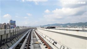 台中市捷運綠線軌道鋪設完成　電聯車暑假奔馳測試（台中市交通局）